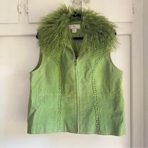 suede vest
